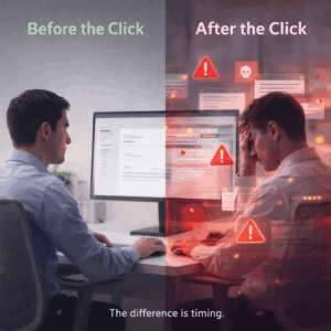 After the Click, You’re Already Late